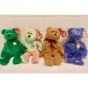 Ty Beanie Baby Collectible Bears (4)